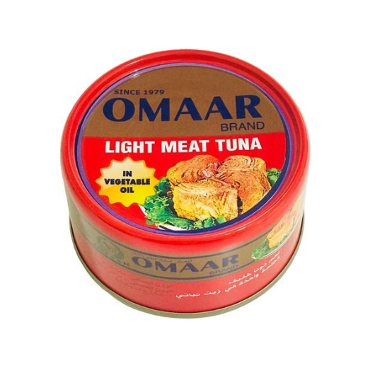 P11437 Omar Light Meat Tuna in sunflower oil 24x185g