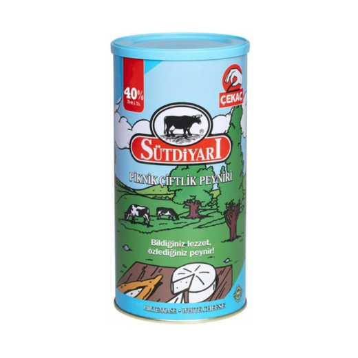 P12028 Sutdiyari White Cheese 40% (Turkuaz Blue) 6x800g