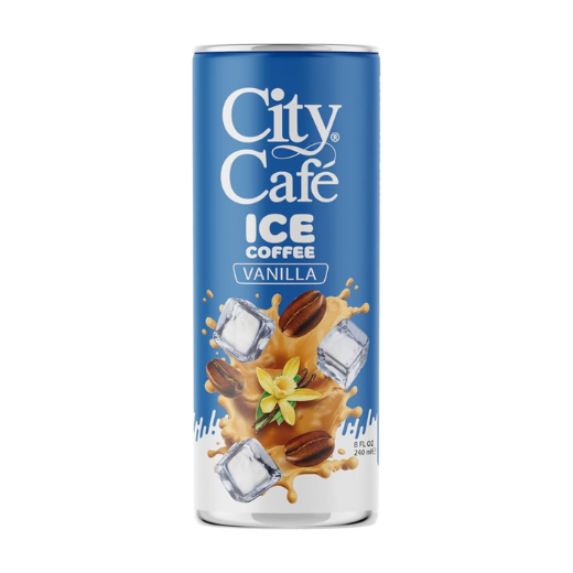 P12494 City Cafe Vanilla Ice Coffee 24x180ml