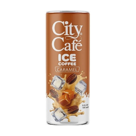 P12495 City Cafe Caramel Ice Coffee 24x180ml